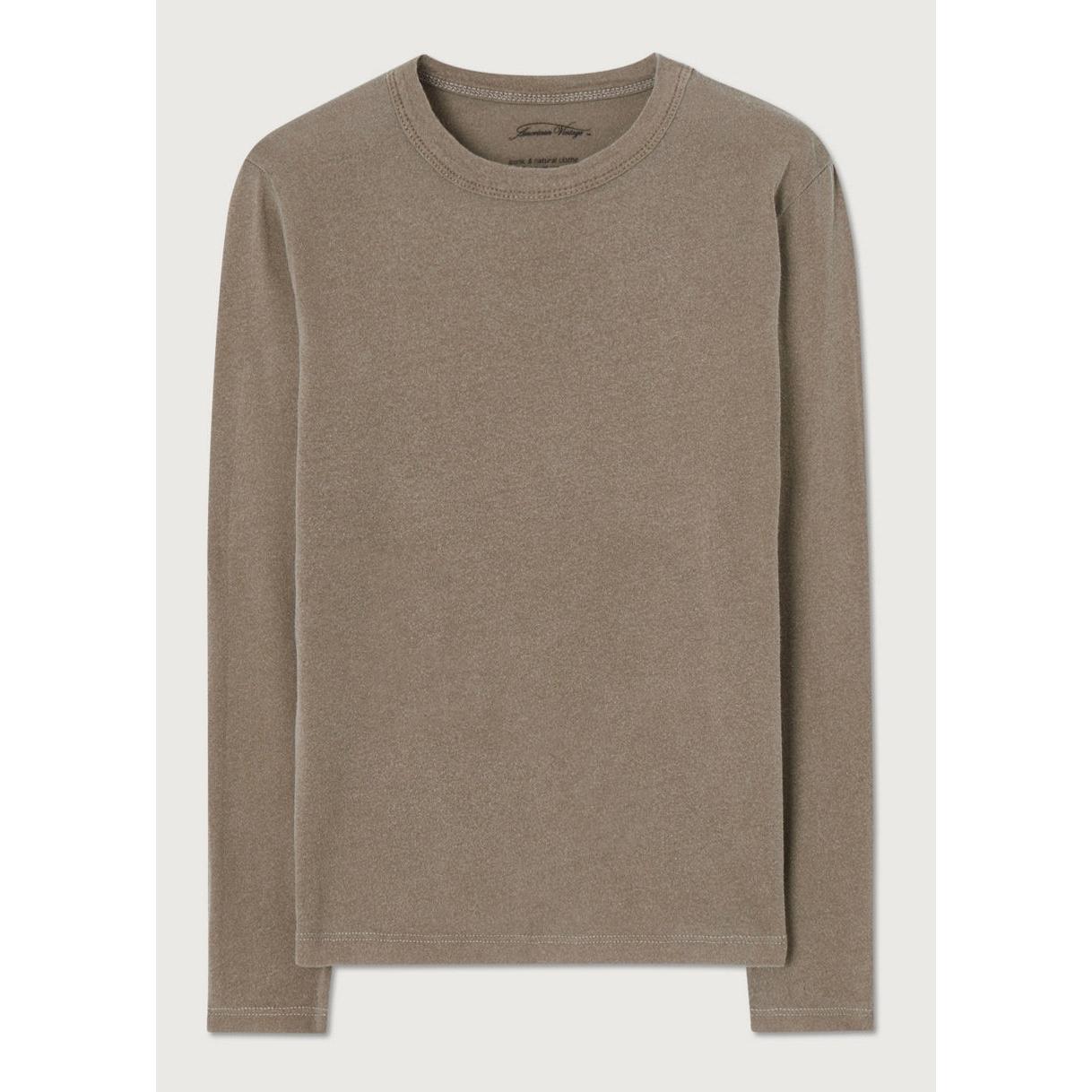 Straight Round-Neck T-Shirt - Café Au Lait Vintage - Kids