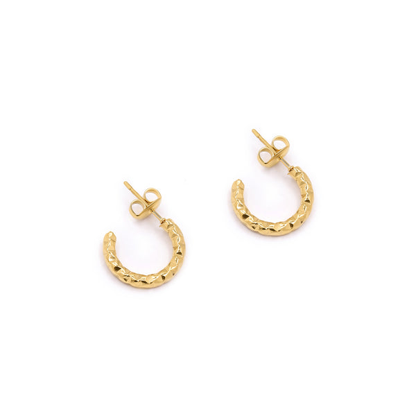 "Apolline" Stainless Steel Hoop Earrings