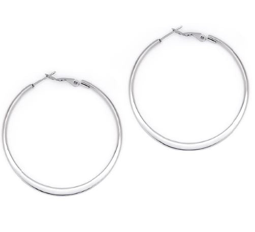"Cindy" Stainless Steel Hoop Earrings