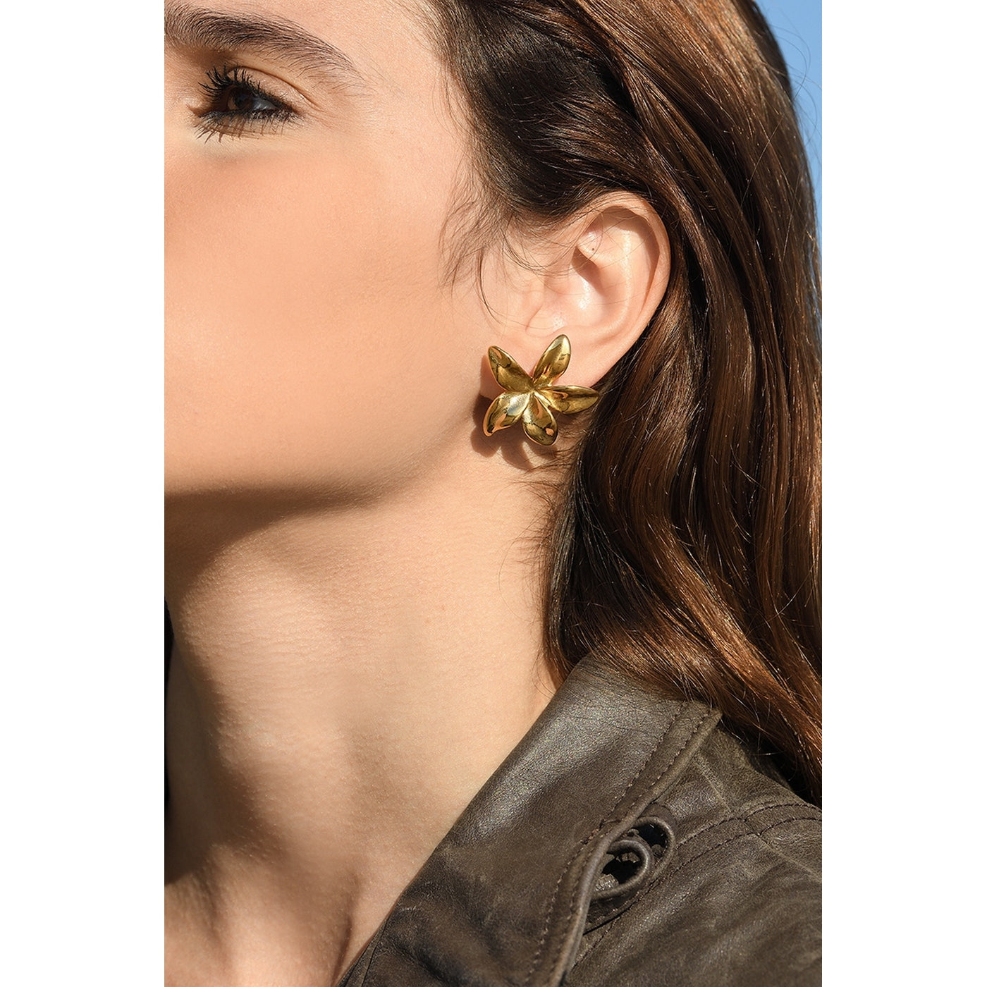 Boucles D'Oreilles "Oceane" Acier Inoxydable