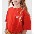 T-Shirt Droit Col Rond Imprime - Fraisier Vintage - Enfant