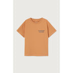 Straight Round-Neck Printed T-Shirt - Vintage Hazelnut - Kids