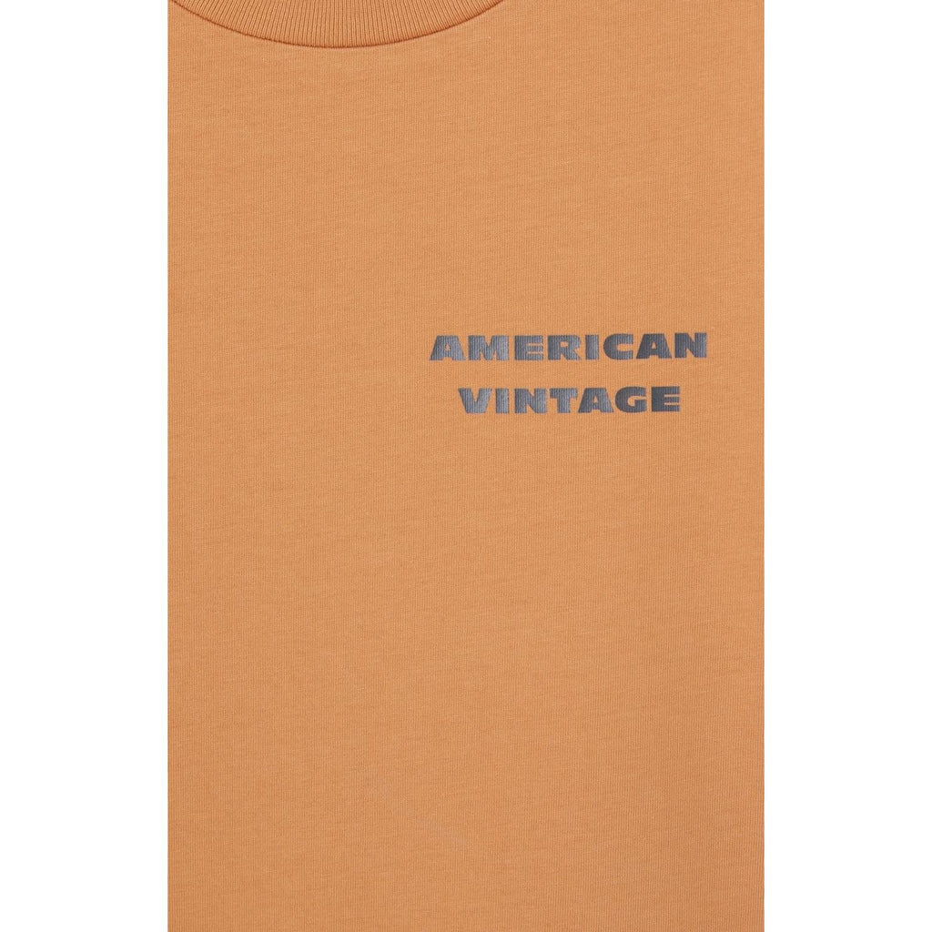 Straight Round-Neck Printed T-Shirt - Vintage Hazelnut - Kids