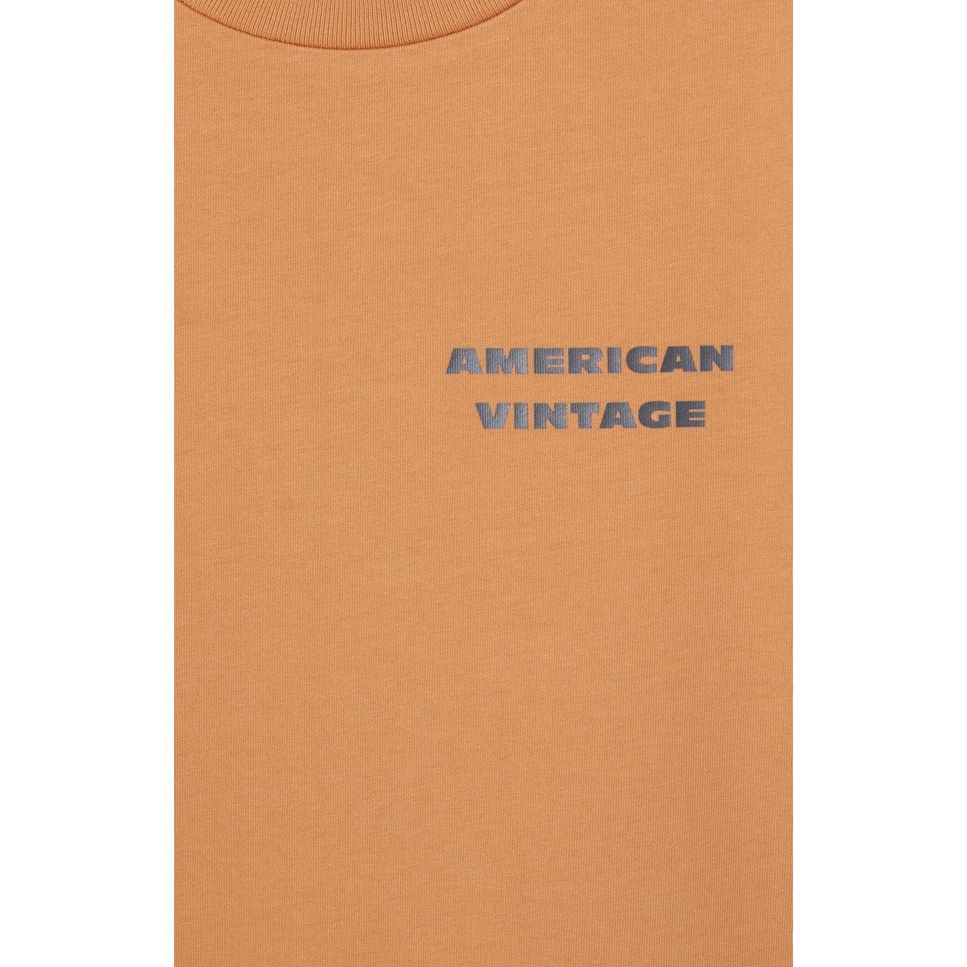 Straight Round-Neck Printed T-Shirt - Vintage Hazelnut - Kids