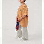 Straight Round-Neck Printed T-Shirt - Vintage Hazelnut - Kids
