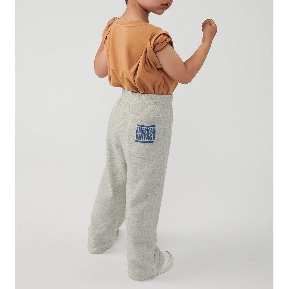 Straight Round-Neck Printed T-Shirt - Vintage Hazelnut - Kids