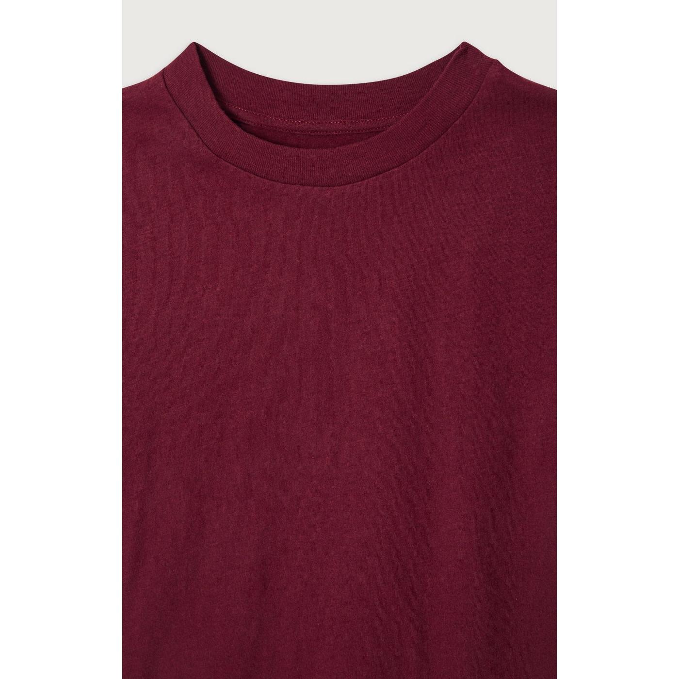 T-Shirt Col Rond - Bordeaux Vintage - Enfant