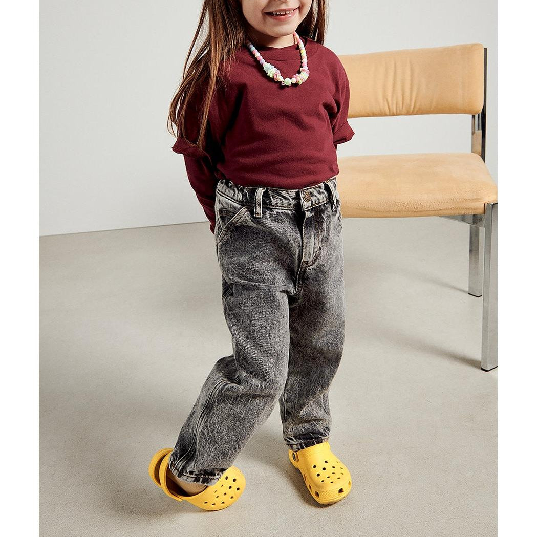 T-Shirt Col Rond - Bordeaux Vintage - Enfant