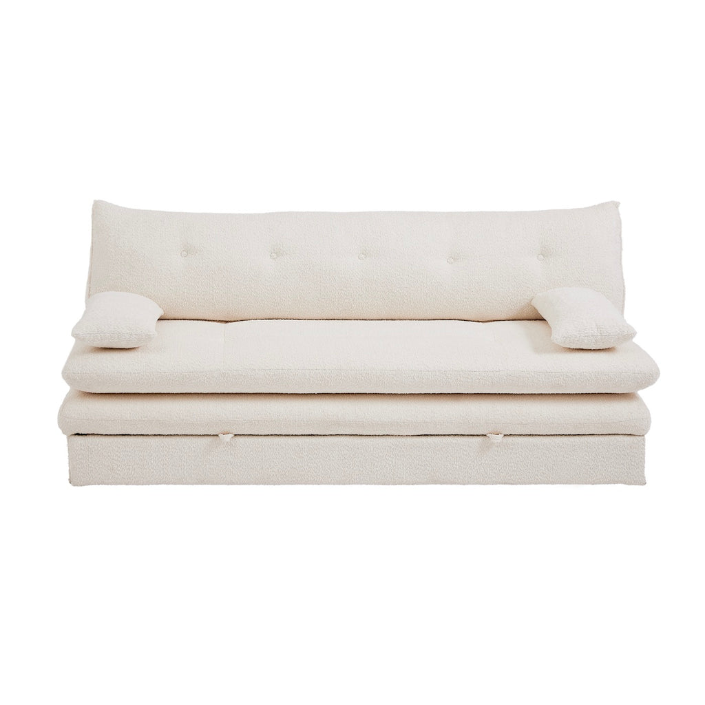 Kiara – 3-Personers Sovesofa – Beige Bouclé