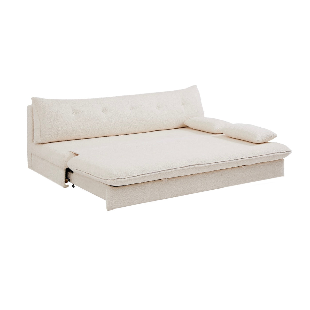 Kiara – 3-Personers Sovesofa – Beige Bouclé