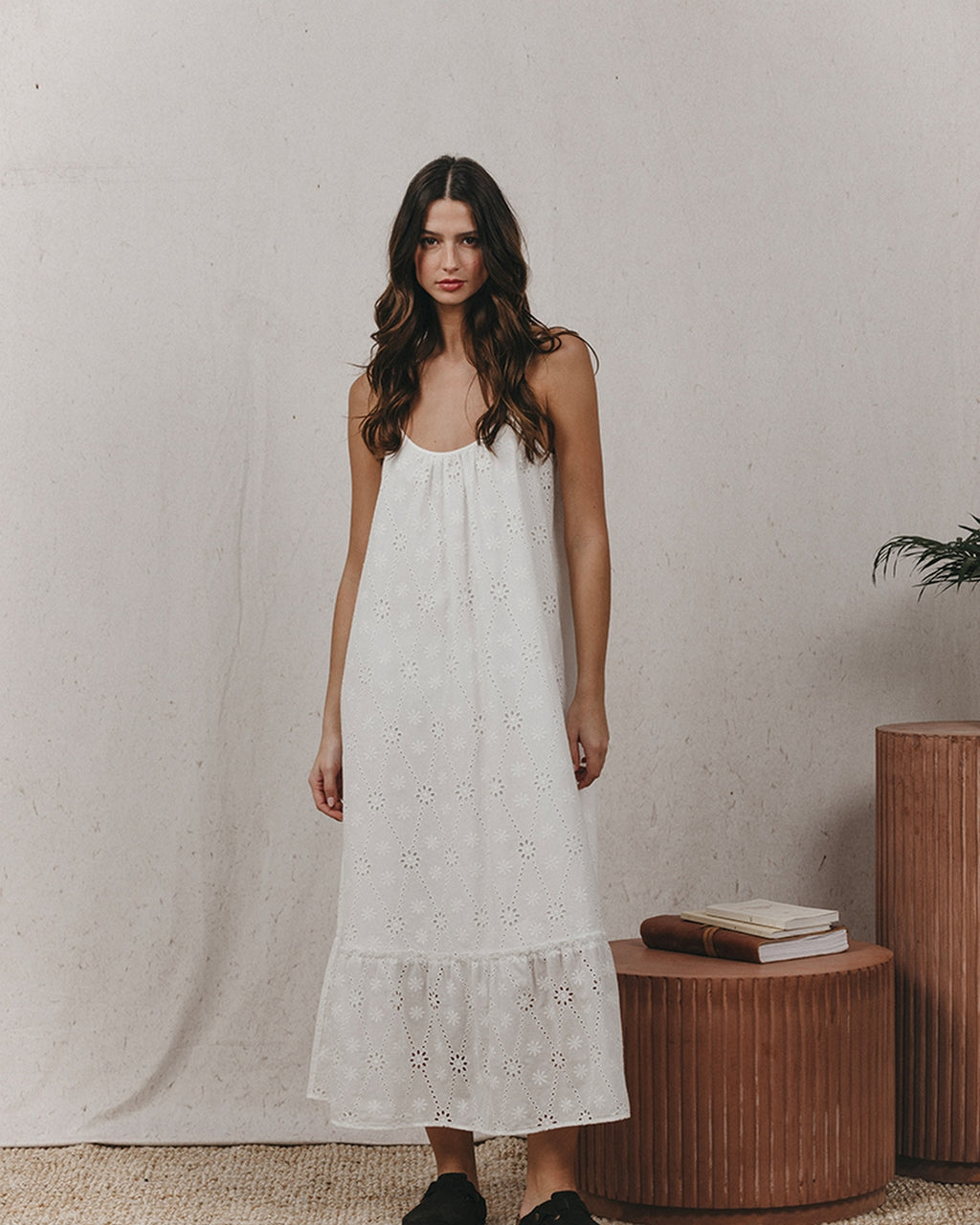 Vestido Largo Kinzzy - Crudo