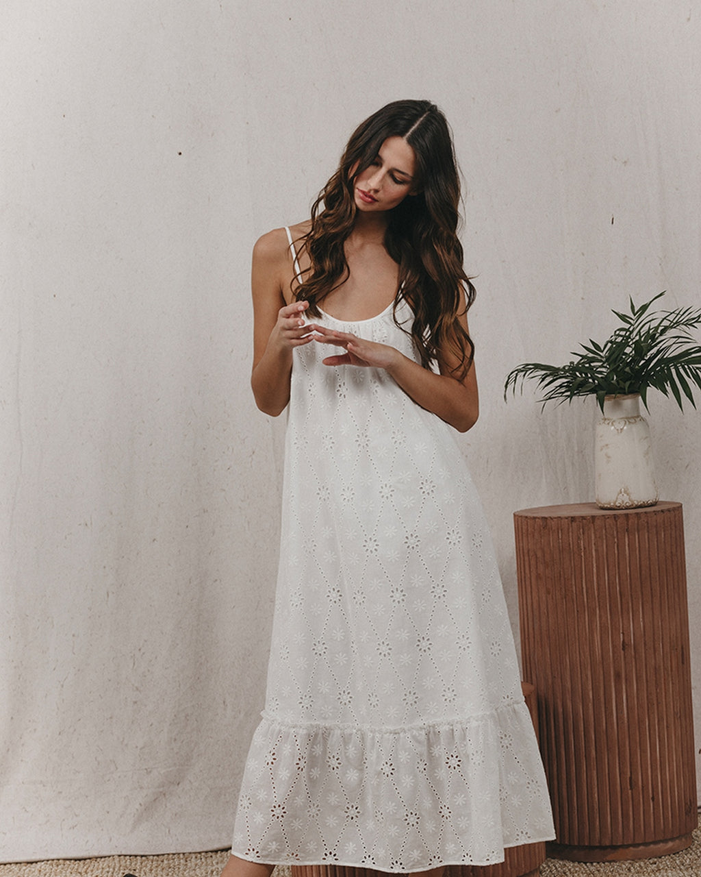 Vestido Largo Kinzzy - Crudo
