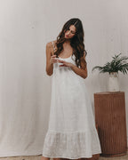 Vestido Largo Kinzzy - Crudo