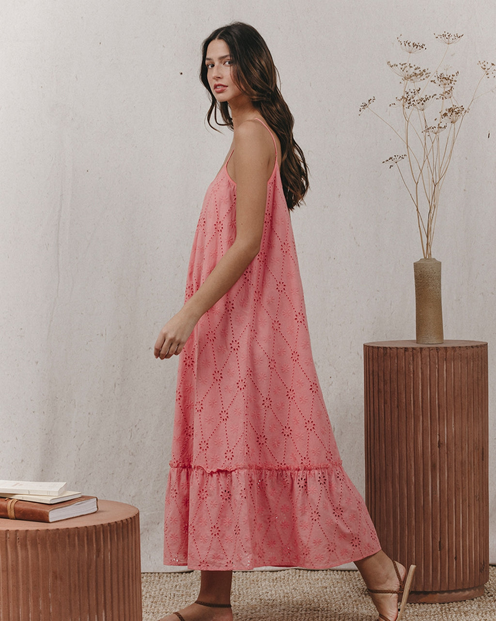 Vestido Largo Kinzzy - Rosa
