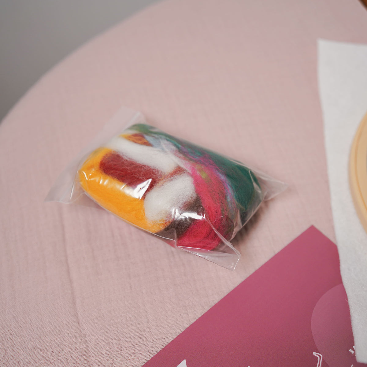 Kit Diy Feutrage À L'Aiguille Tulipes
