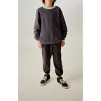Round-Neck Sweatshirt - Vintage Carbon - Kids
