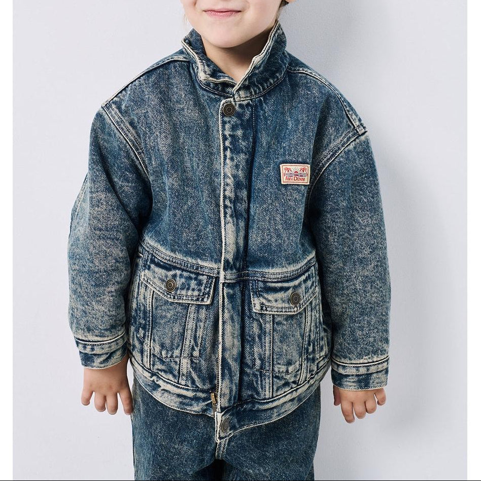 Chaqueta Cuello Camisa Abotonada - Dirty Vintage - Niño