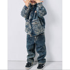 Chaqueta Cuello Camisa Abotonada - Dirty Vintage - Niño