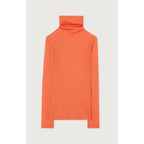 Fitted Rollneck T-Shirt - Vintage Guava - Kids