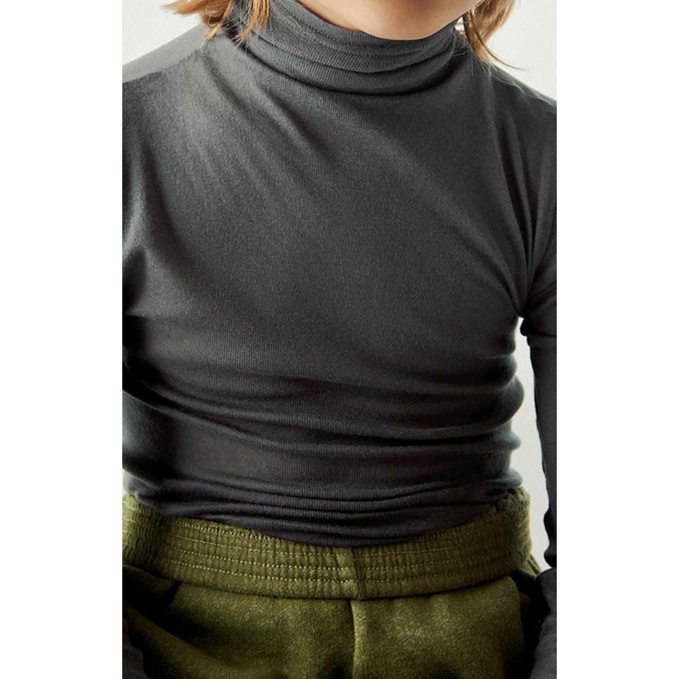 Fitted Turtleneck T-Shirt - Vintage Shark - Kids