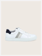 Spark Gang M - Nappa/Chevron - White/Navy