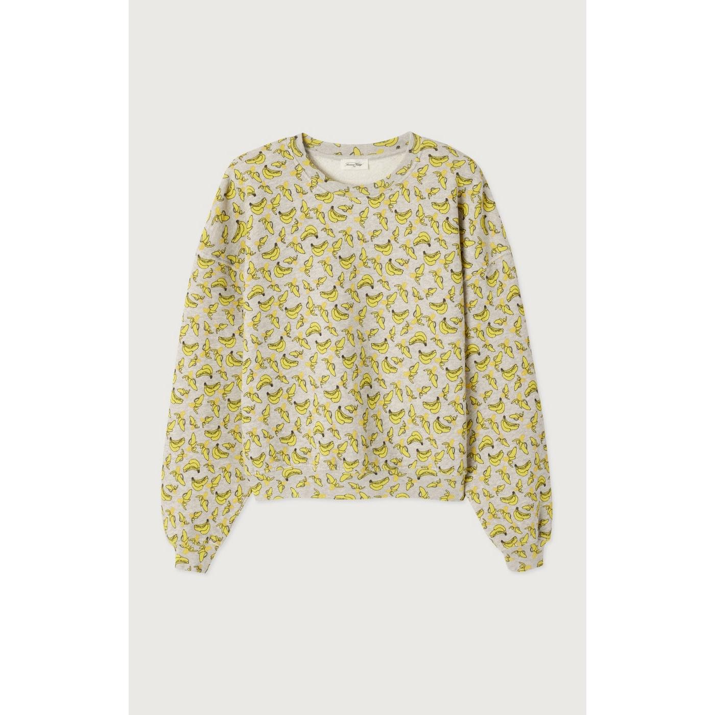 Sudadera de cuello redondo estampada - Polly - Mujer