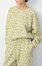 Sudadera de cuello redondo estampada - Polly - Mujer