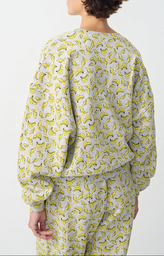 Sudadera de cuello redondo estampada - Polly - Mujer
