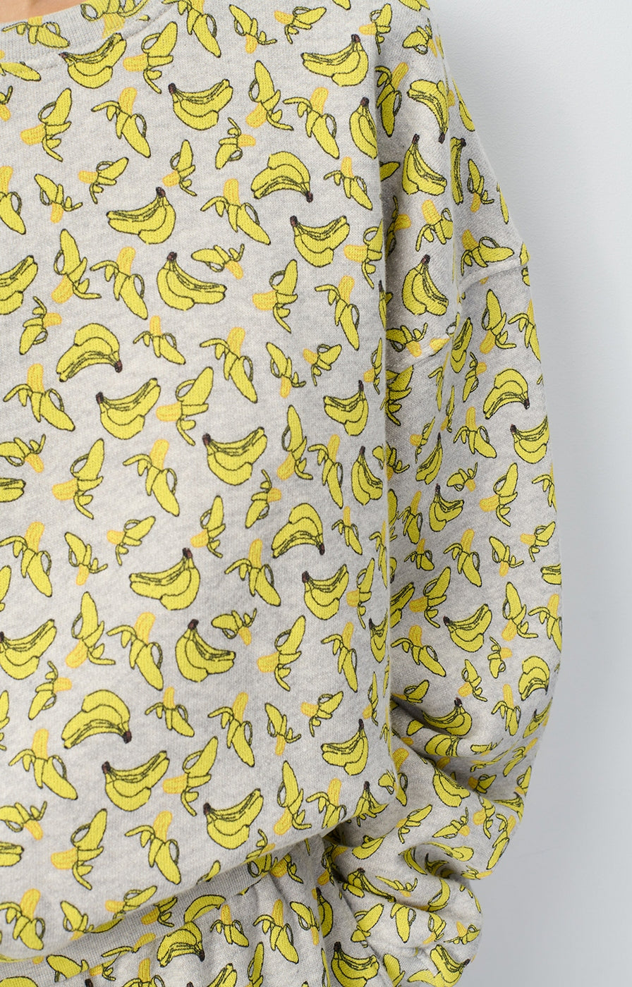 Sudadera de cuello redondo estampada - Polly - Mujer