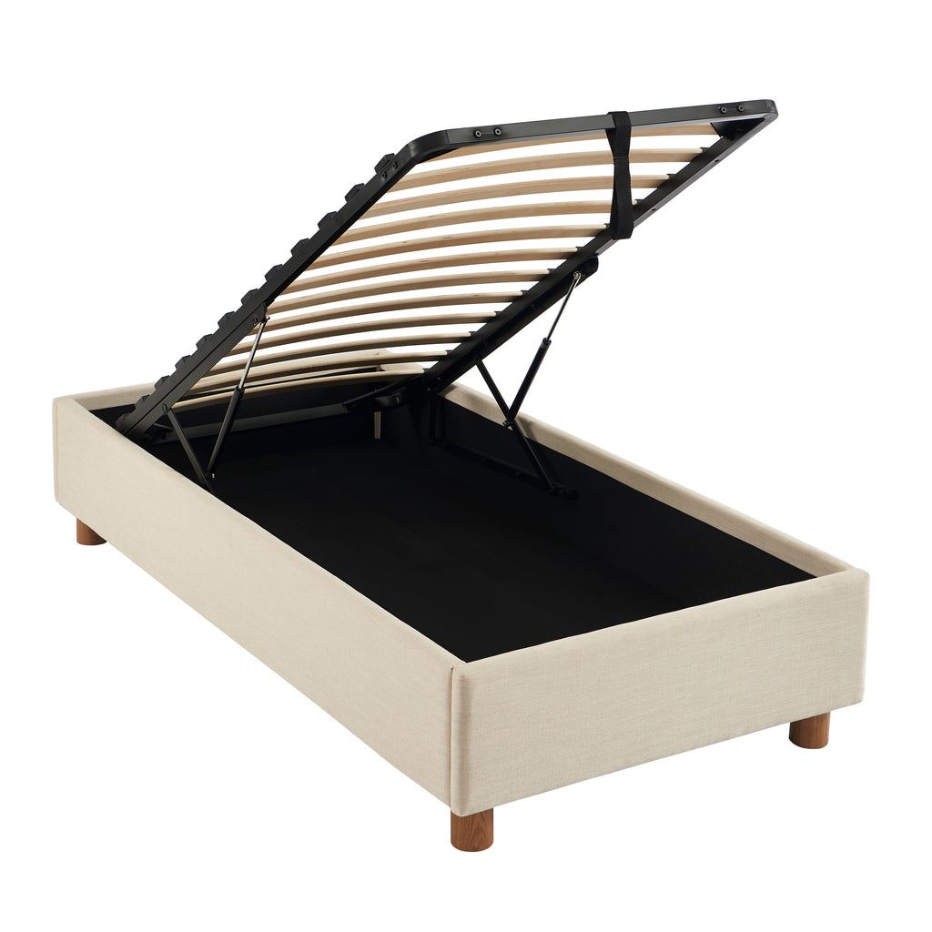 Korall - Cama Infantil - Tejido - Beige Lino