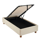 Korall - Cama Infantil - Tejido - Beige Lino