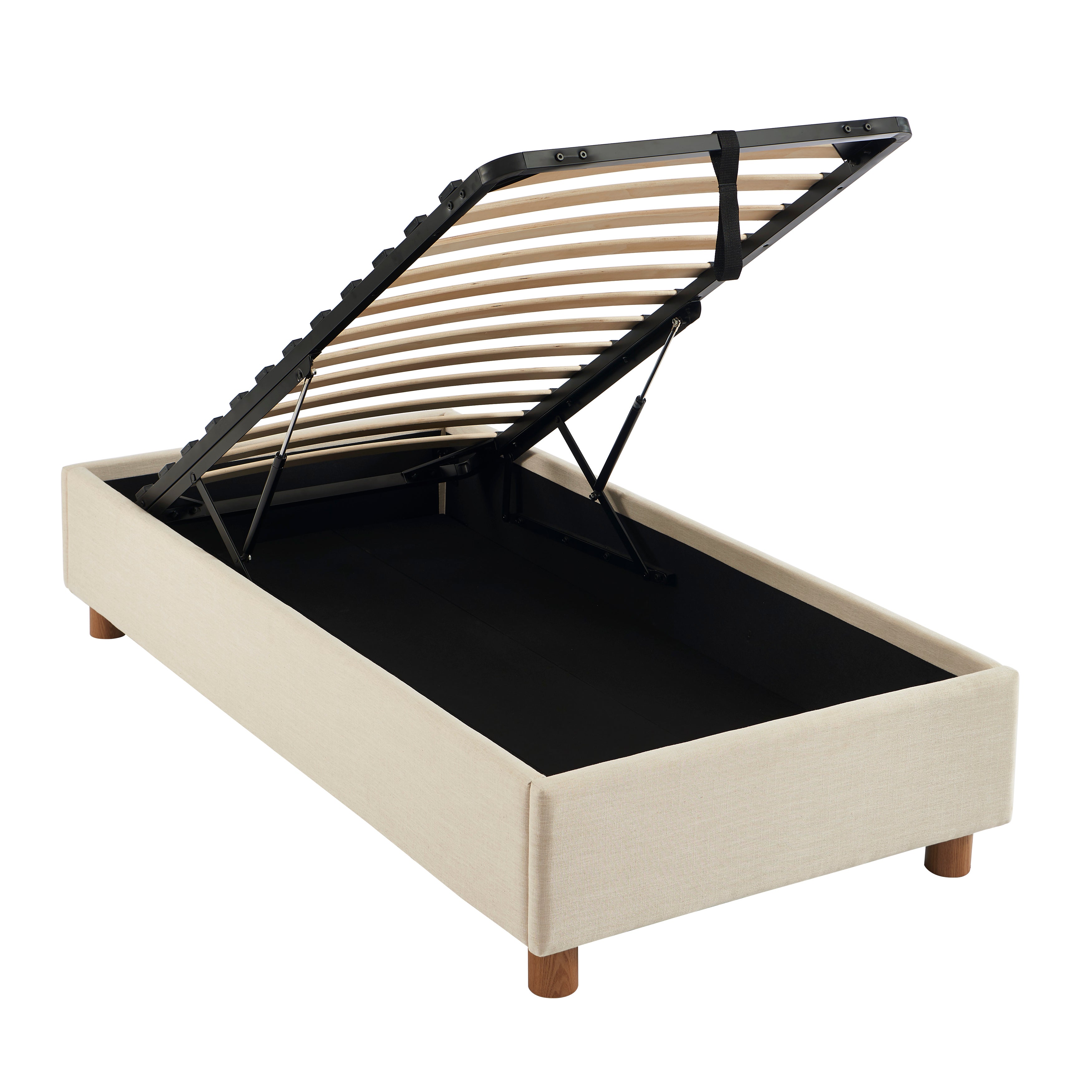 Korall - Cama Infantil - Tejido - Beige Lino