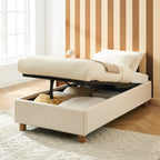 Korall - Cama Infantil - Tejido - Beige Lino