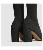 Bottes Longues Lighting Queen - Noir