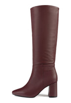 Miss Agent Boots - Burgundy
