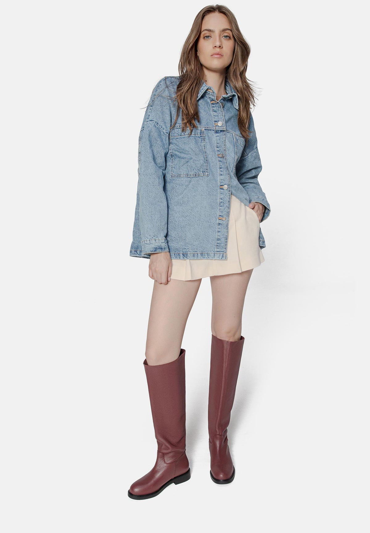 Bottes Mr Jones Maxi - Bordeaux