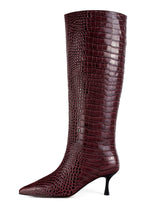 Botas Somebody Told Me - Burgundy