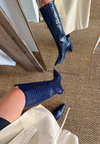 Somebody Told Me Boots - Navy