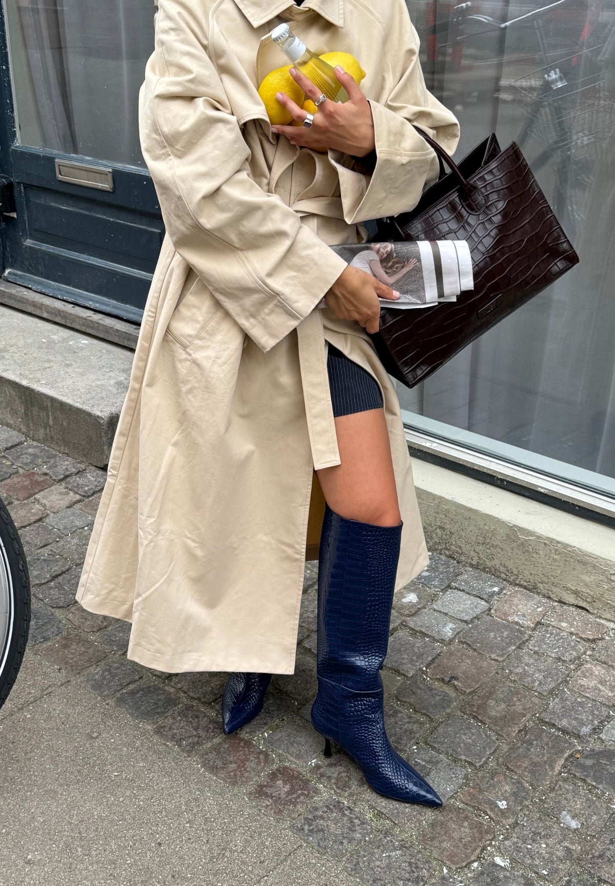 Somebody Told Me Boots - Navy