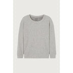Boxy Round-Neck T-Shirt - Marl Grey - Kids