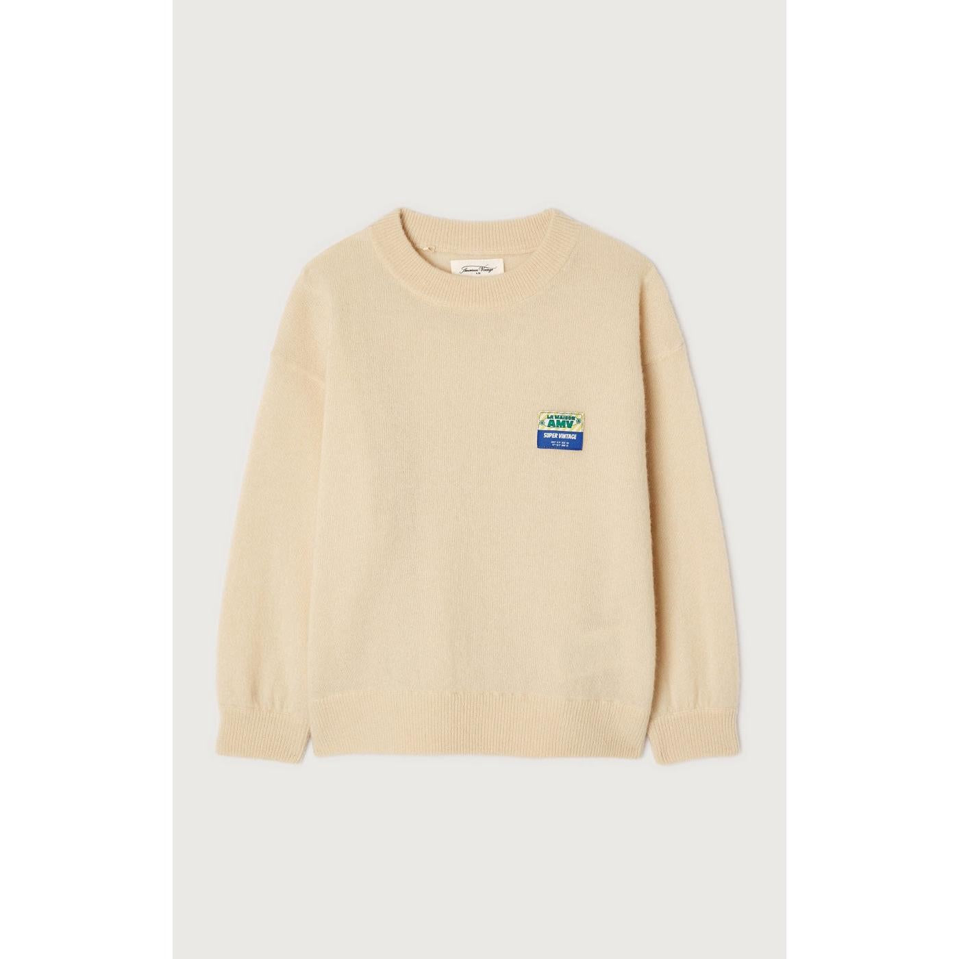 Round-Neck Bubble Jumper - Natural - Kids