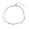 Bracelet De Cheville "Leina" Acier Inoxydable