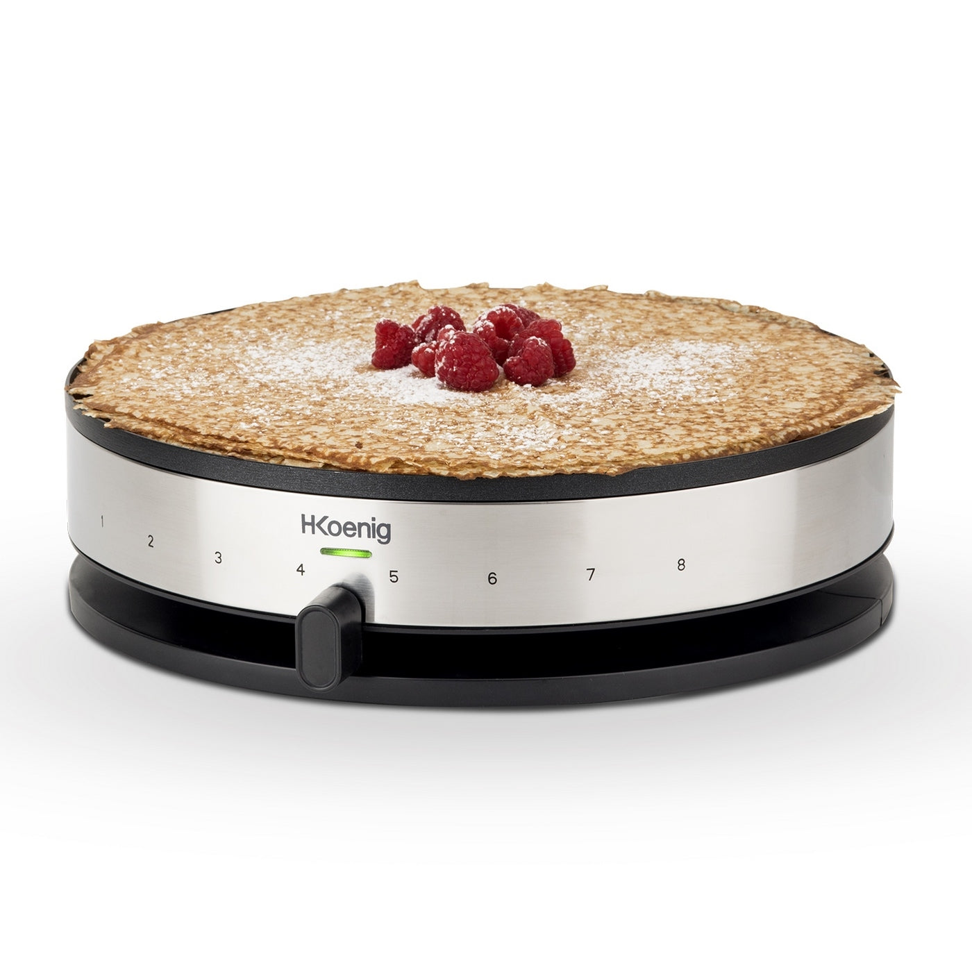 Crêpière - Noir/Inox
