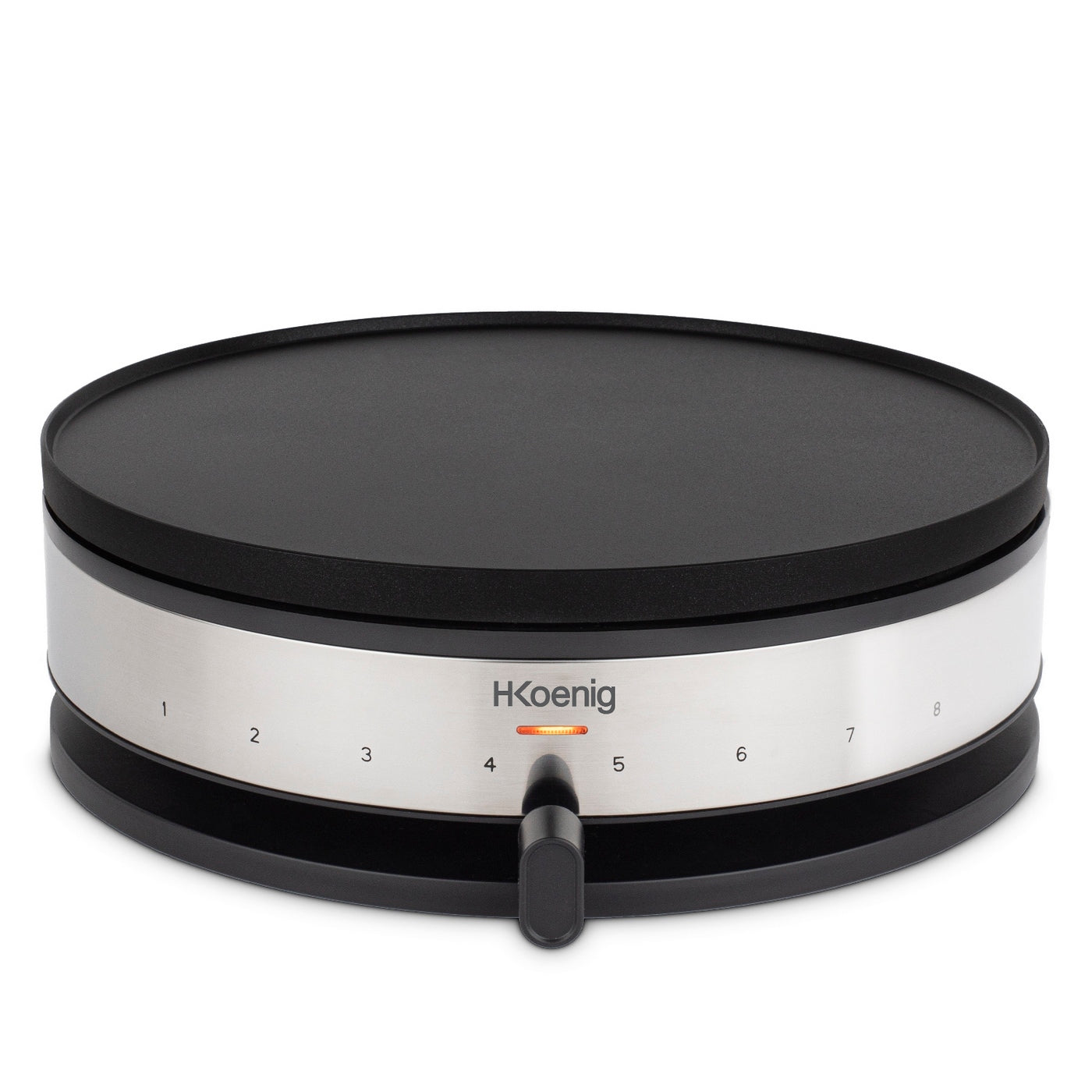 Crepera 2 en 1 - Negro/Inox
