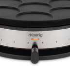 Crepera 2 en 1 - Negro/Inox