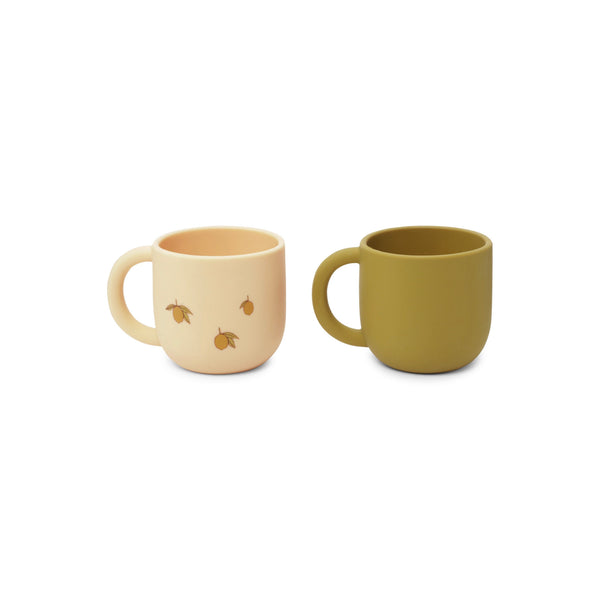 Ensemble De 2 Tasses En Silicone - Lemon