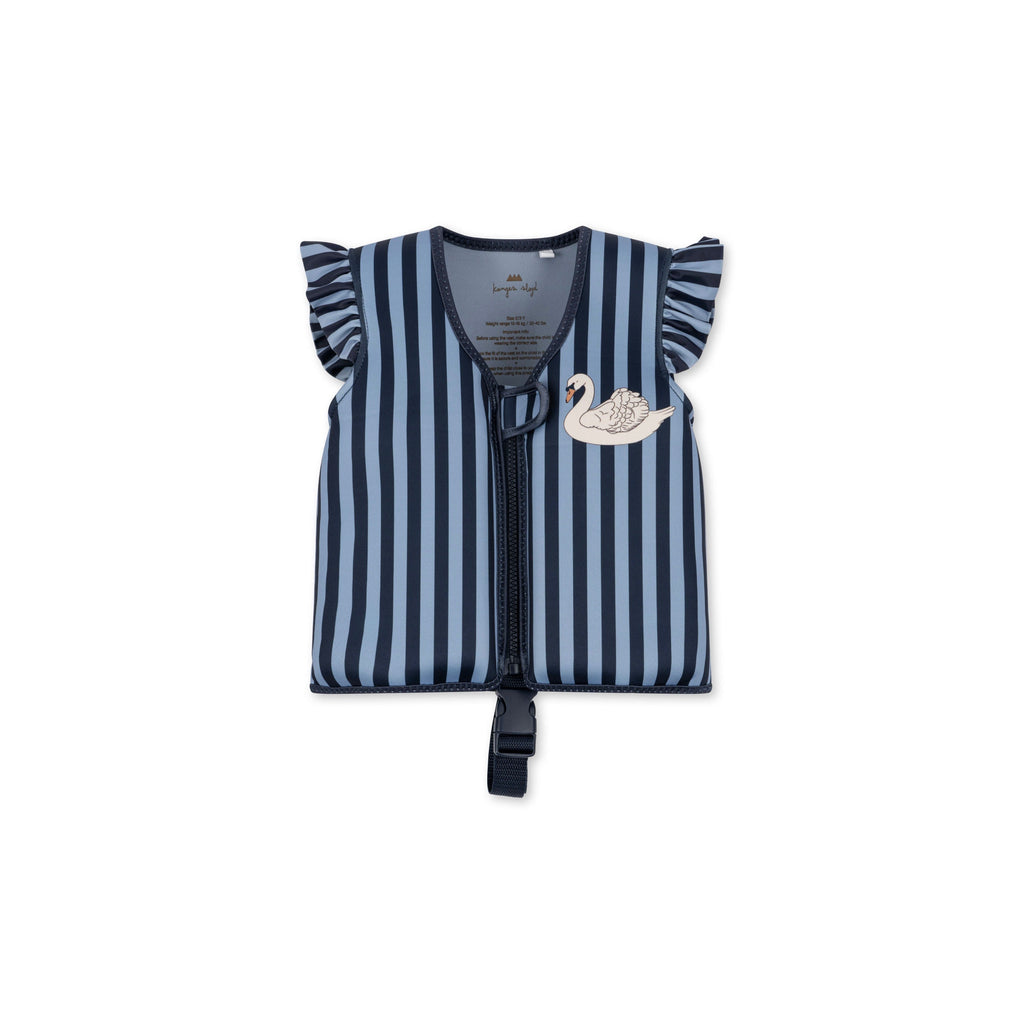 Float Vest - Swan Stripe