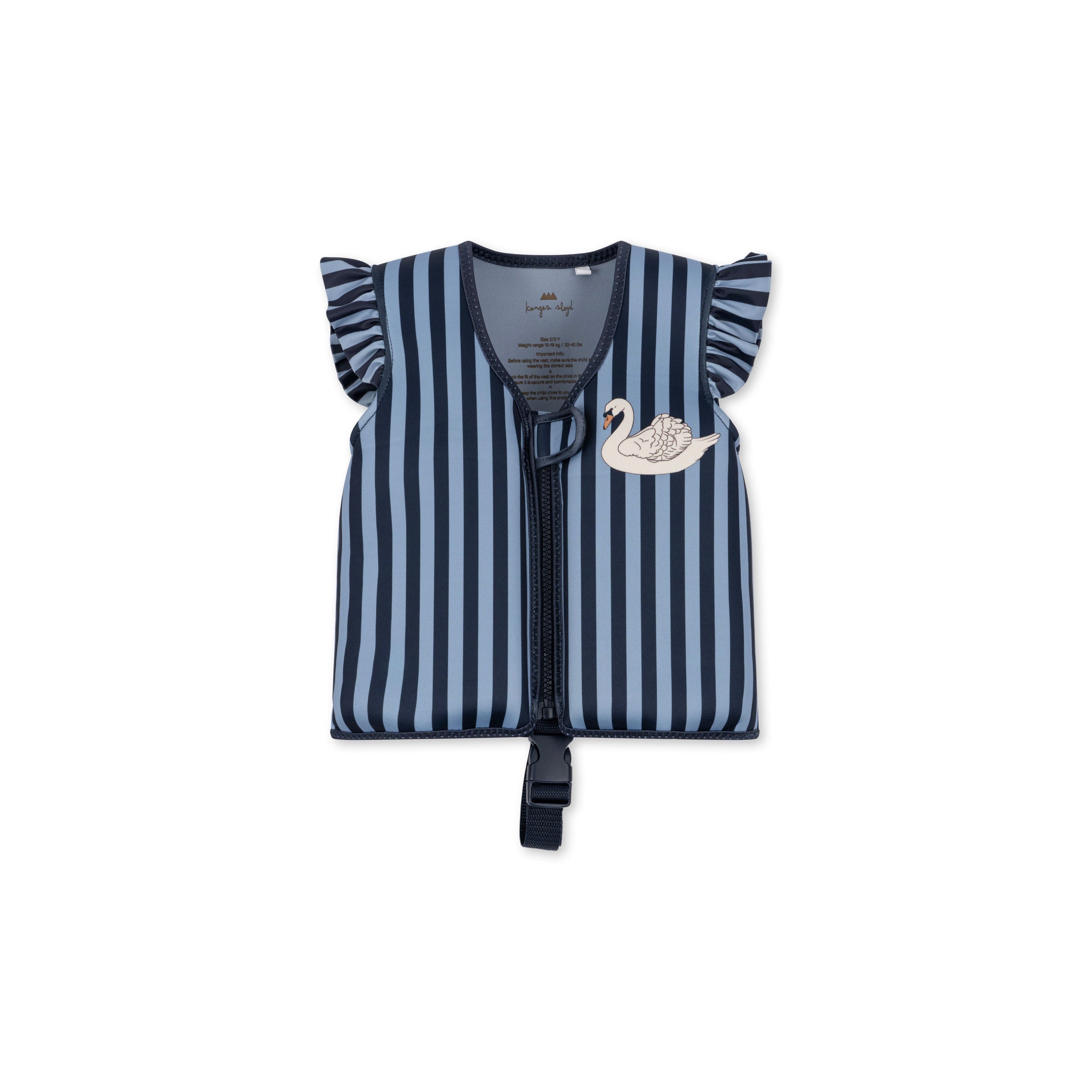 Float Vest - Swan Stripe