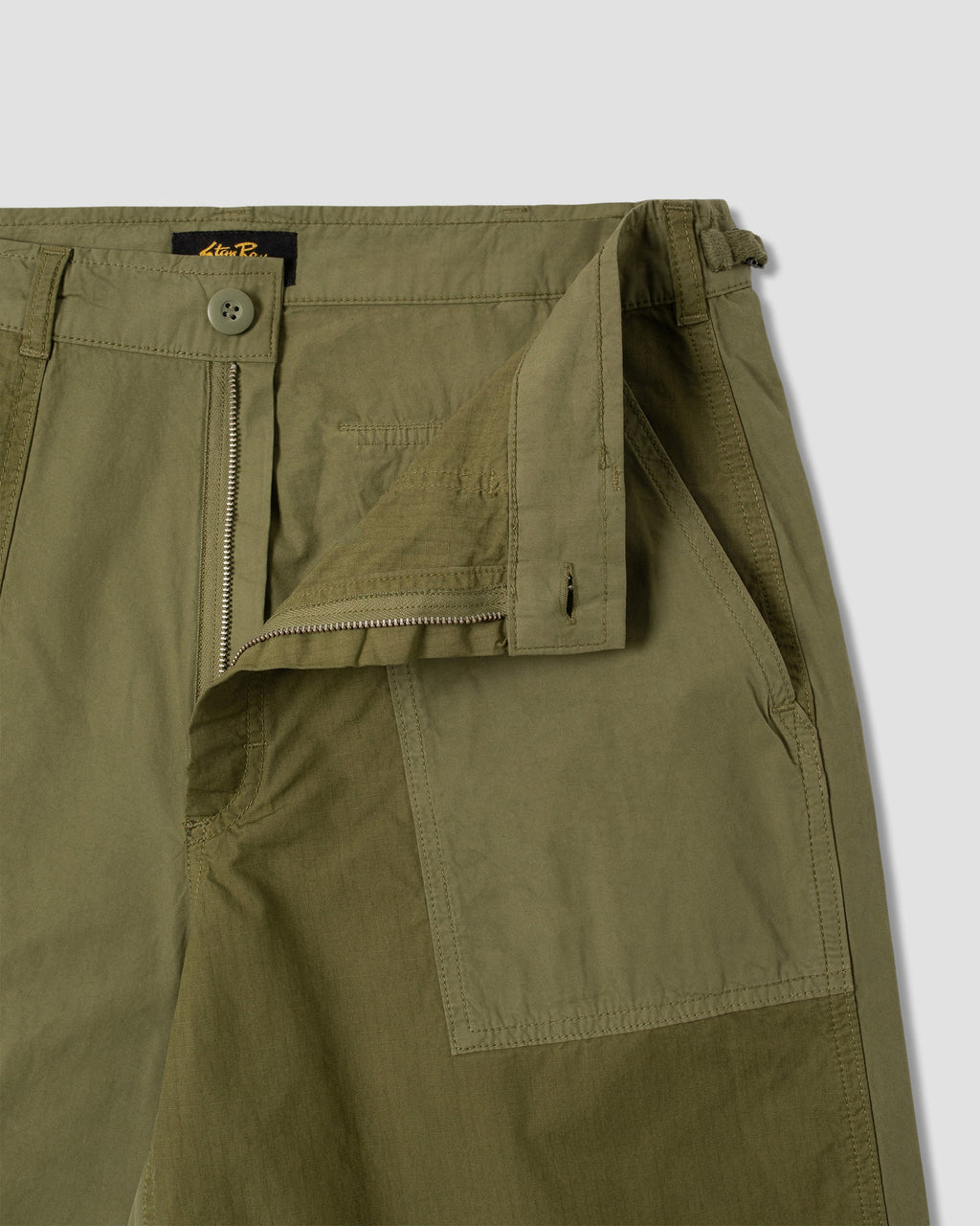 K Short - Olive Rs/Poplin Mix