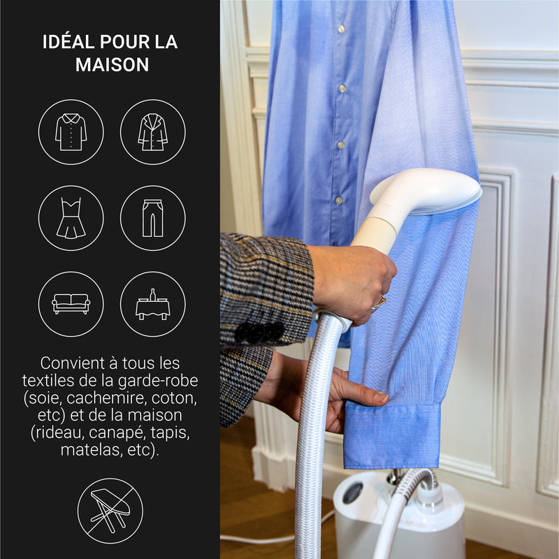 Unilys Vertical Steamer - White